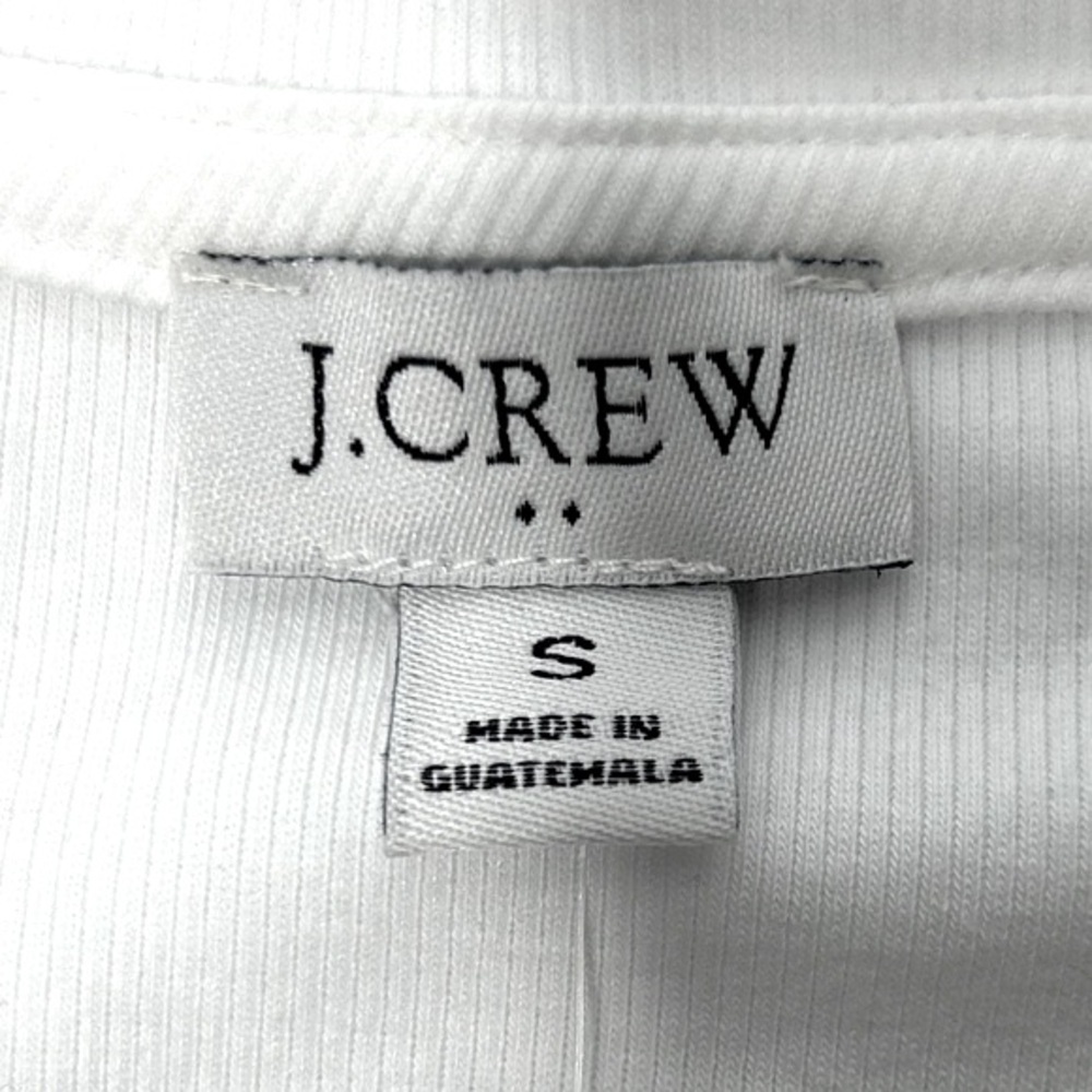 NEW J.Crew Factory Cropped Ribbed Tee - Picture 6 of 8